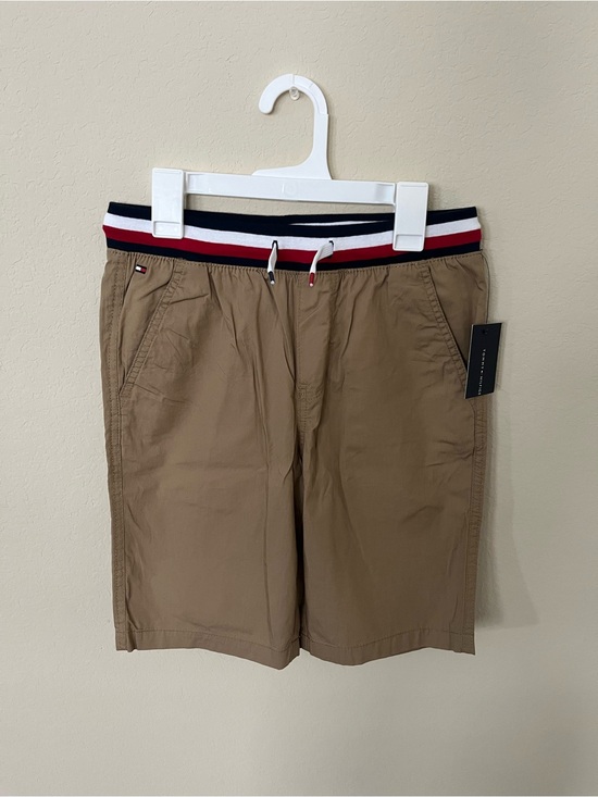 Tommy Hilfiger Other - Tommy Hilfiger Boys Khaki Pull-On Chino Shorts Medium 12/14 NWT